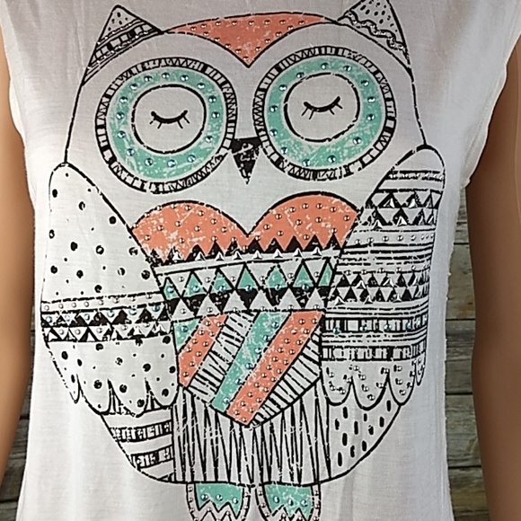 NWT The Classic Owl Muscle Tee - Picture 2 of 7